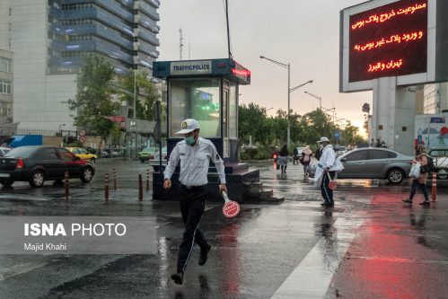 رگبار و رعد و برق در تهران/ وزش باد شدید و خیزش گرد و خاک در مناطق جنوبی استان تهران