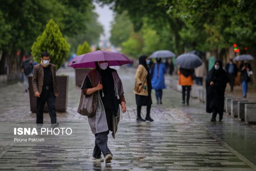 رگبار و رعد و برق در ۲۲ استان/ افزایش ارتفاع موج تا ۲ متر در دریای خزر