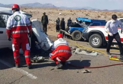 حادثه سقوط پژو در محور دامغان- سمنان/ یک نفر جان باخت