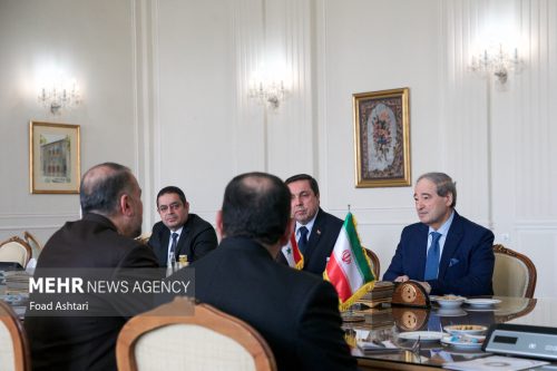 دیدار وزرای خارجه سوریه و ایران