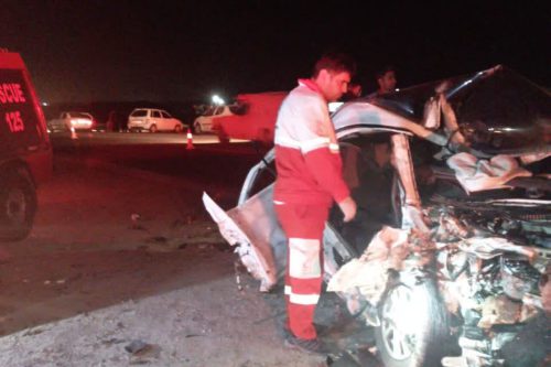 تصادف در جاده مشهد- سرخس منجر به مرگ ۵ نفر شد