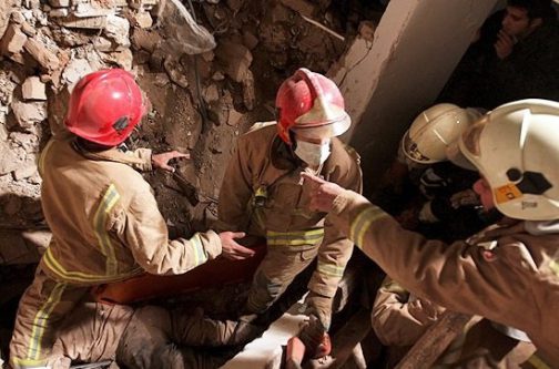 تعداد کشته‌ها در حادثه ریزش آوار به ۳ نفر رسید + فیلم