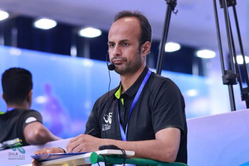 داور ایرانی فینال اسکواش قهرمانی آسیا را قضاوت کرد