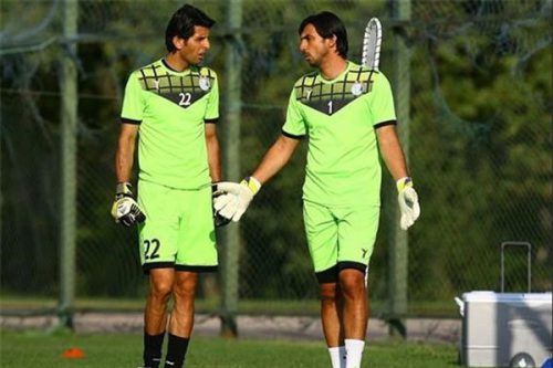 مهمان ویژه تمرین استقلال از آمریکا آمد