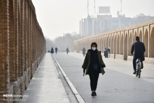 هوای اصفهان ناسالم است/ شاخص ۹ منطقه بر مدار قرمز و نارنجی