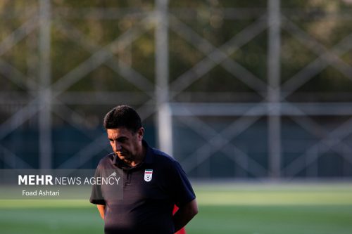 تمرین تیم ملی فوتبال ایران