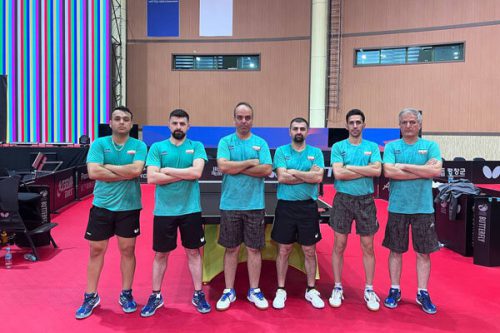 جایگاه ششمی تیم ملی تنیس روی میز مردان با یک پله سقوط