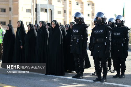 صبحگاه مشترک نیروی انتظامی بیرجند