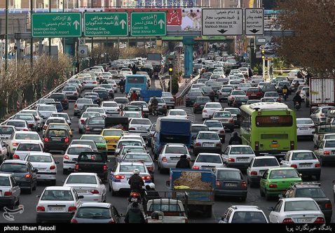 ضعف حمل و نقل عمومی در معابر شهر تهران