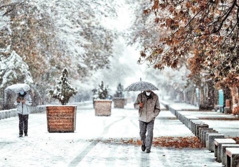 برف و باران استان فارس را فرا می‌گیرد