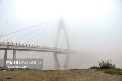 تداوم مه‌گرفتگی در خوزستان