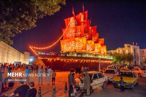 آماده سازی موکب کشتی سفینه النجاه شیراز