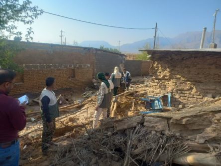 ارزیابی خسارت روستای سیل‌زده «هزار درّه »در حال انجام است