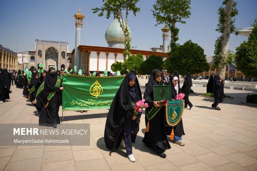 جشن روز دختر در حرم شاهچراغ (ع)