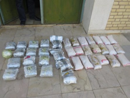 کشف ۳۷ کیلو مواد مخدر شیشه و هروئین در شیراز