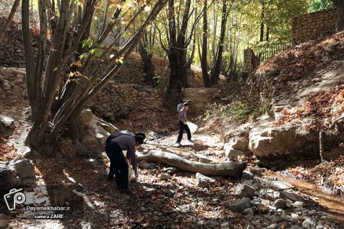پاکسازی ۳۰ هزار متر مربع از بستر رودخانه خشک برای پیشگیری از حریق و زیباسازی شهری