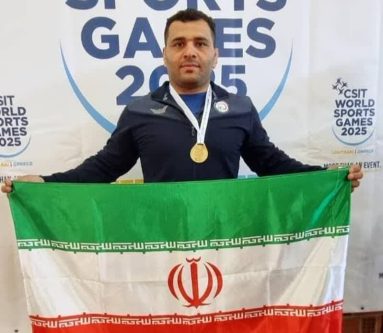 درخشش نماینده شهرداری شیراز با طلای کشتی فرنگی در مسابقات جهانی کارگران ۲۰۲۵
