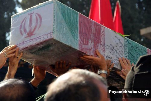 مراسم تشییع ۸ شهید هوا فضای سپاه در خمین برگزار شد
