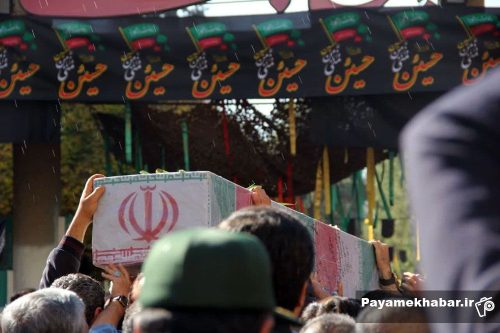 پیکر دو تن از شهدای نیروی انتظامی استان مرکزی در خاک آرام گرفت