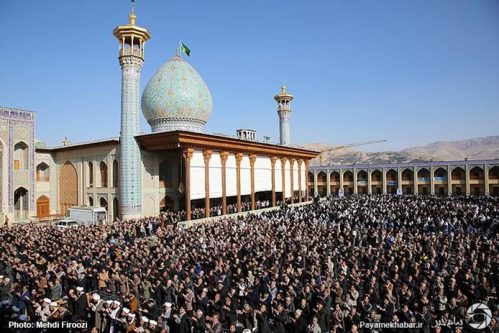 نماز باران در حرم مطهر شاهچراغ (ع) اقامه می‌شود