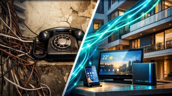 عصر سیم‌کشی تلفن به پایان رسید؛ ساختمان‌های نوساز با فیبرنوری