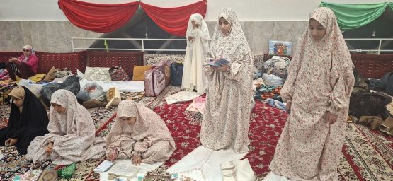 حضور در کنار خدا؛ اعتکاف دانش‌آموزی در مسجد فاطمه‌الزهرا (س)