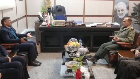 دیدار مدیر مخابرات منطقه فارس با فرمانده سپاه فجر فارس